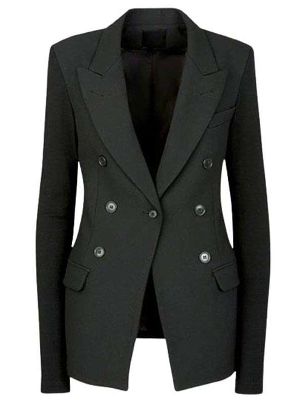 Patty Guggenheim Twisted Metal S02 Black Blazer