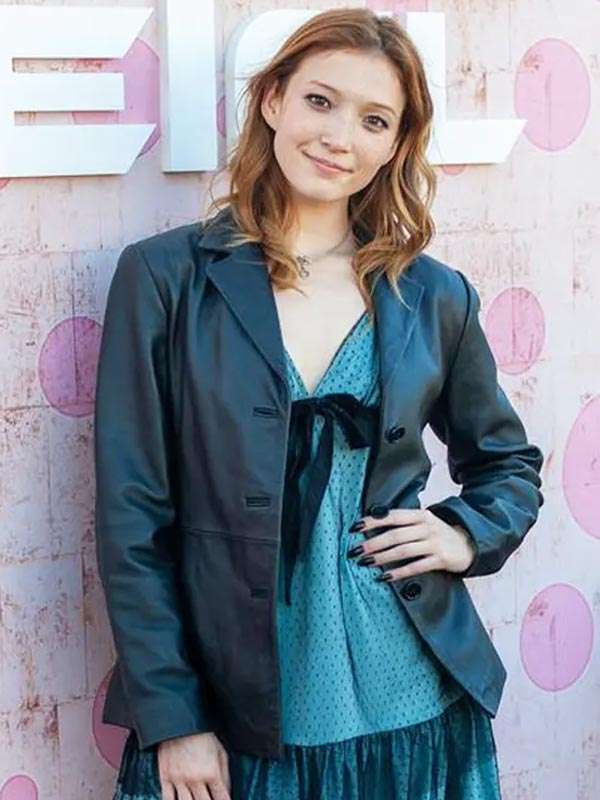Twisted Metal Event 2025 Saylor Bell Curda Black Leather Blazer