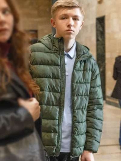 Austin Haynes Unforgivable 2025 Green Puffer Jacket