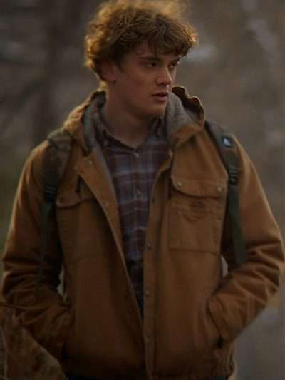 Clown in a Cornfield 2025 Vincent Muller Brown Cotton Jacket