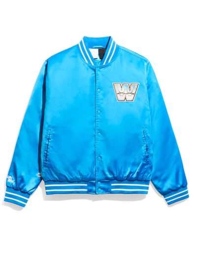 WWE OG Legends Blue Satin Jacket