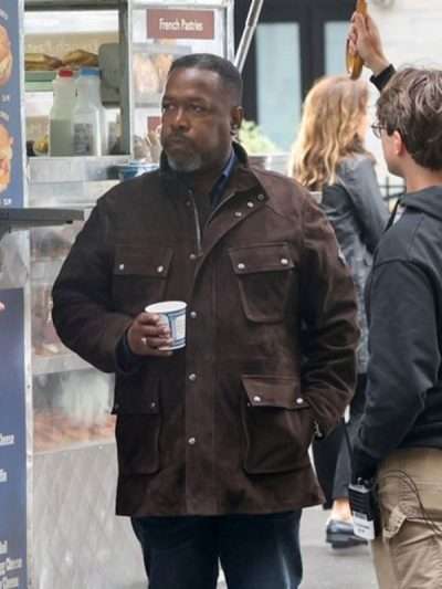 Wendell Pierce 2025 Suede Leather Jacket