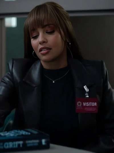 Wild Cards 2025 Max Mitchell Black Leather Blazer
