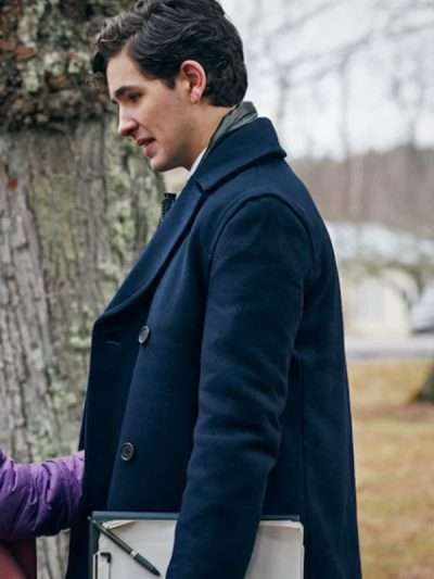 Malte Gårdinger Young Royals S02 Blue Peacoat