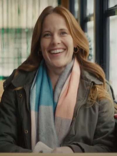 A Cherry Pie Christmas Katie Leclerc Green Cotton Jacket