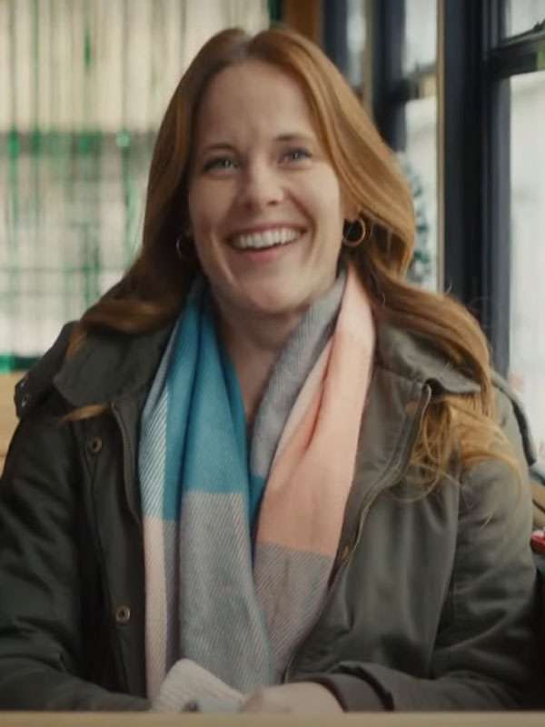 A Cherry Pie Christmas Katie Leclerc Green Cotton Jacket