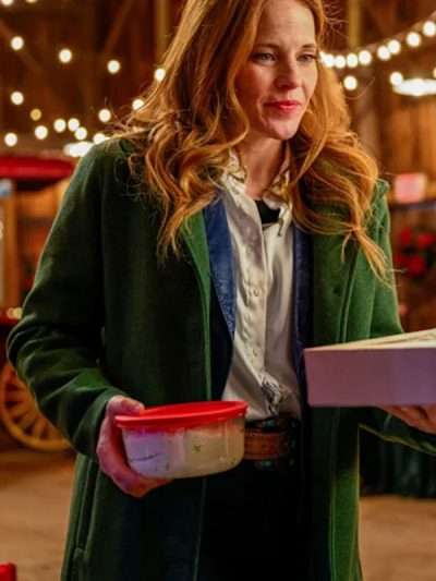 Katie Leclerc A Cherry Pie Christmas Corduroy Jacket