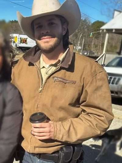 Johnny Simmons Bad Man Brown Cotton Jacket