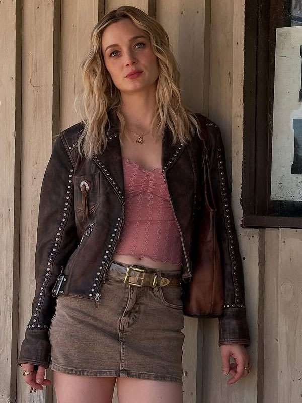 Tulsa King S03 Bella Heathcote Leather Jacket