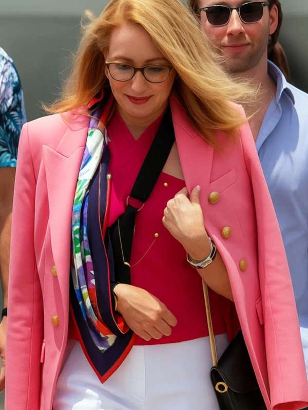 Below Deck 2025 Pink Double Breasted Blazer