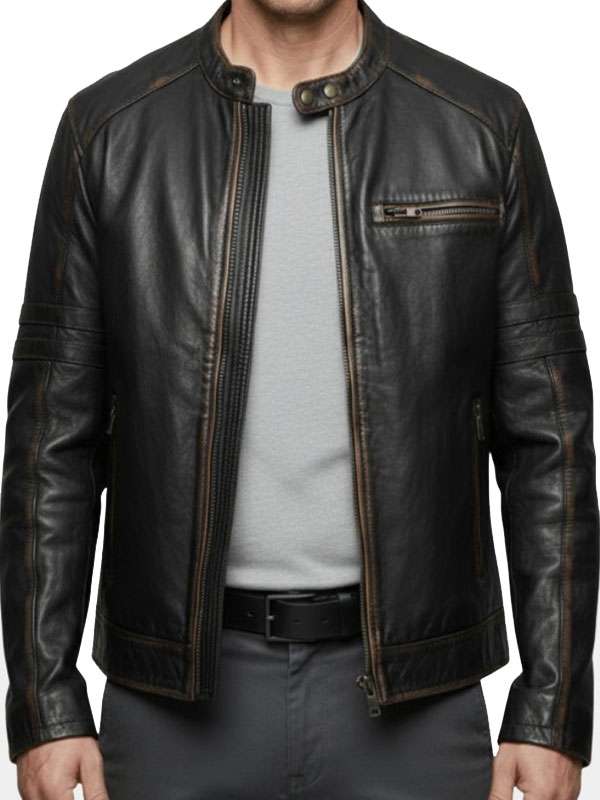 Boston Blue 2025 Danny Reagan Black Leather Jacket