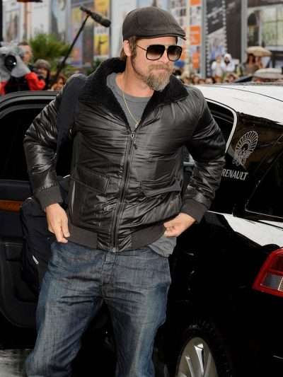 San Sebastian Film Festival Brad Pitt Black Jacket