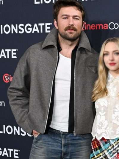 Brandon Sklenar The Housemaid Grey Jacket