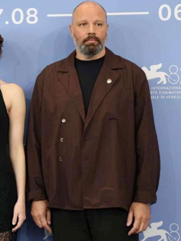 Bugonia 2025 Yorgos Lanthimos Brown Cotton Jacket