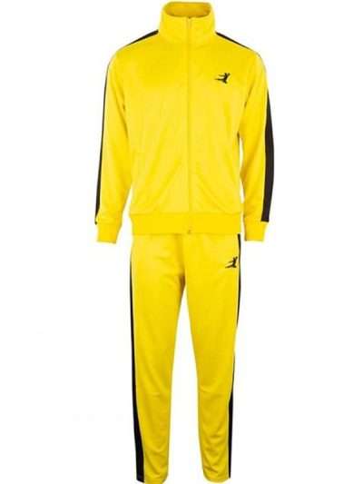 Classic Bruce Lee Game of Death Iconic Yellow Tracksuit