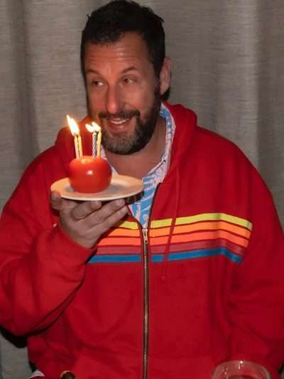 Colonial Life Arena 2025 Adam Sandler Red Hooded Jacket