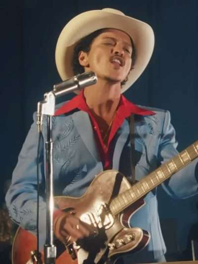 Die with a Smile 2024 Bruno Mars Blue Suit
