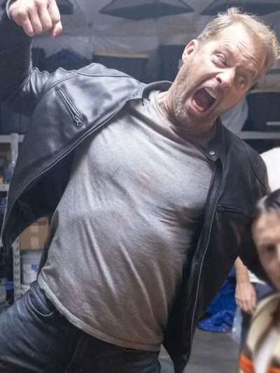 Drew Waters Dot Conner Webtective 2025 Black Leather Jacket