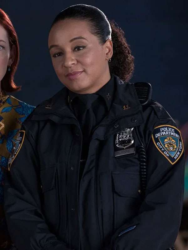 Kaya Blanke Elsbeth Black Police Jacket