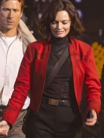 Emma Mackey Ghostwriter Red Jacket