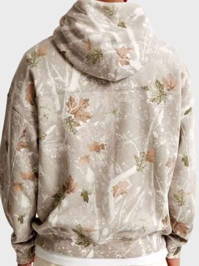 Essential Popover White Camo Hoodie