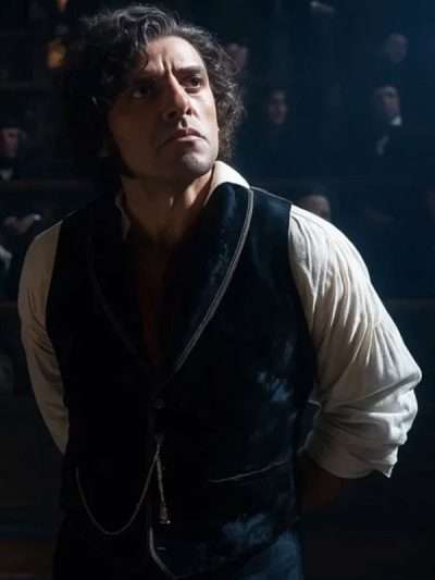 Movie Frankenstein 2025 Oscar Isaac Black Vest