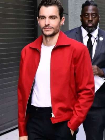 Dave Franco Good Morning America Studios Red Jacket