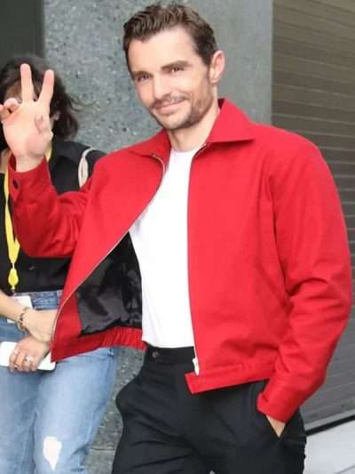 Good Morning America Studios 2025 Dave Franco Red Jacket