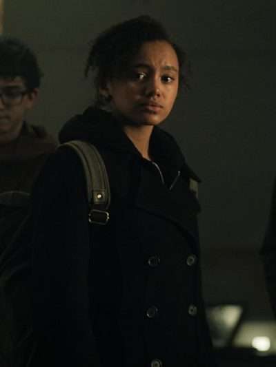 Invasion Jamila Huston Black Wool Coat