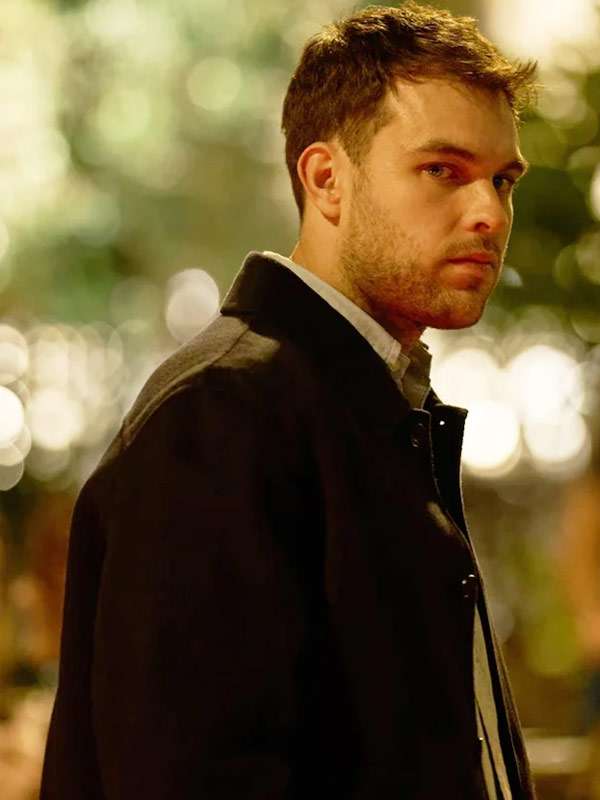 The Guest 2025 Mike Rice Black Wool Jacket