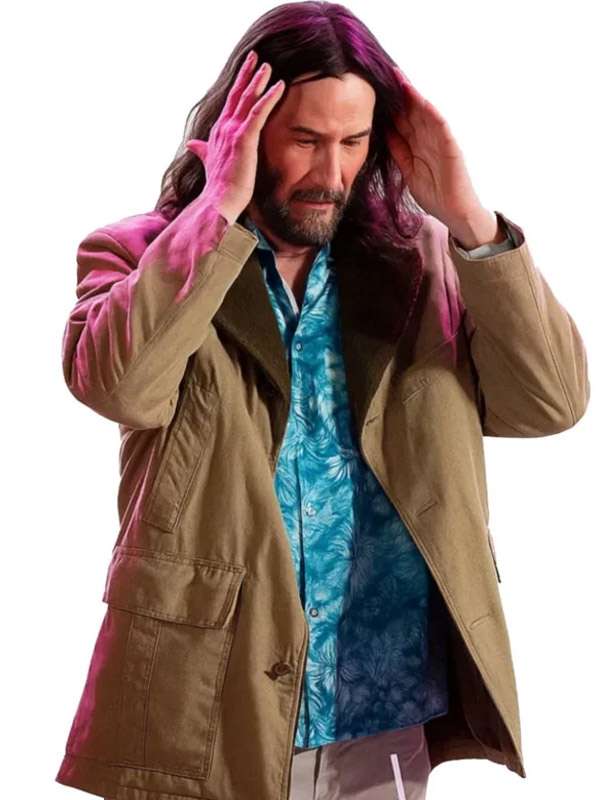 Good Fortune Keanu Reeves Beige Coat