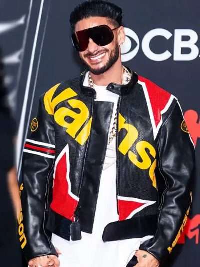 MTV Video Music Awards 2025 Pauly D Vanson Black Leather Jacket