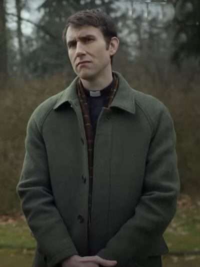 Canon Daniel Clement Murder Before Evensong Green Wool Coat