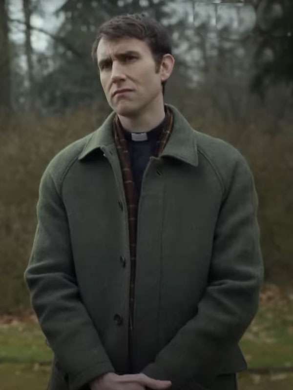 Canon Daniel Clement Murder Before Evensong Green Wool Coat