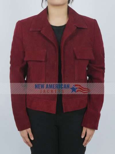 Movie The Family Plan 2 Michelle Monaghan Wool Jacket