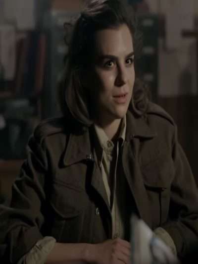 The Partisan Morgane Polanski Brown Wool Jacket