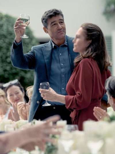 Kyle Chandler Anniversary Blue Blazer
