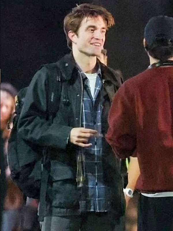 The Drama Robert Pattinson Black Cotton Jacket