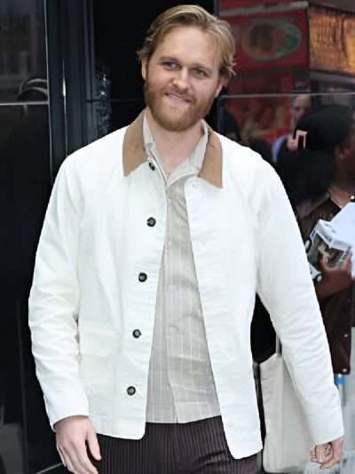 Good Morning America Wyatt Russell White Jacket