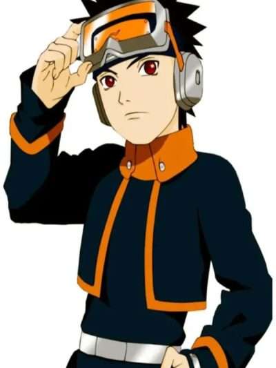 Naruto Obito Uchiha Black and Blue Cotton Jacket