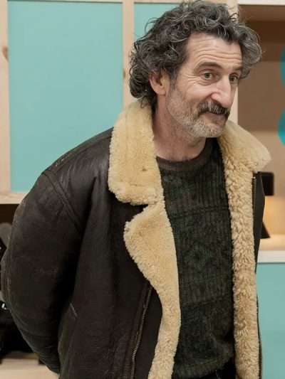 Old Dog New Tricks Luis Zahera Shearling Jacket