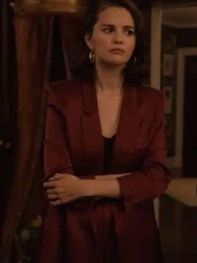 Only Murders in the Building S05 Selena Gomez Maroon Blazer
