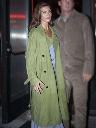 Dinner Event Paige Lorenze Green Coat