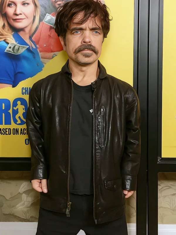 Roofman 2025 Mitch Black Leather Jacket