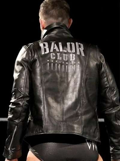 WWE Finn Balor Black Leather Jacket
