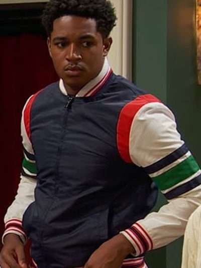 Issac Ryan Brown Ravens Home S06 Varsity Jacket