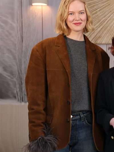 Rabbit Trap 2025 Daphne Davenport Suede Leather Blazer