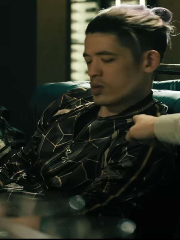 Slow Horses 2025 Roddy Ho Black Bomber Jacket