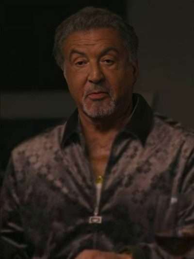 Sylvester Stallone Tulsa King 2025 Velvet Blouson Jacket