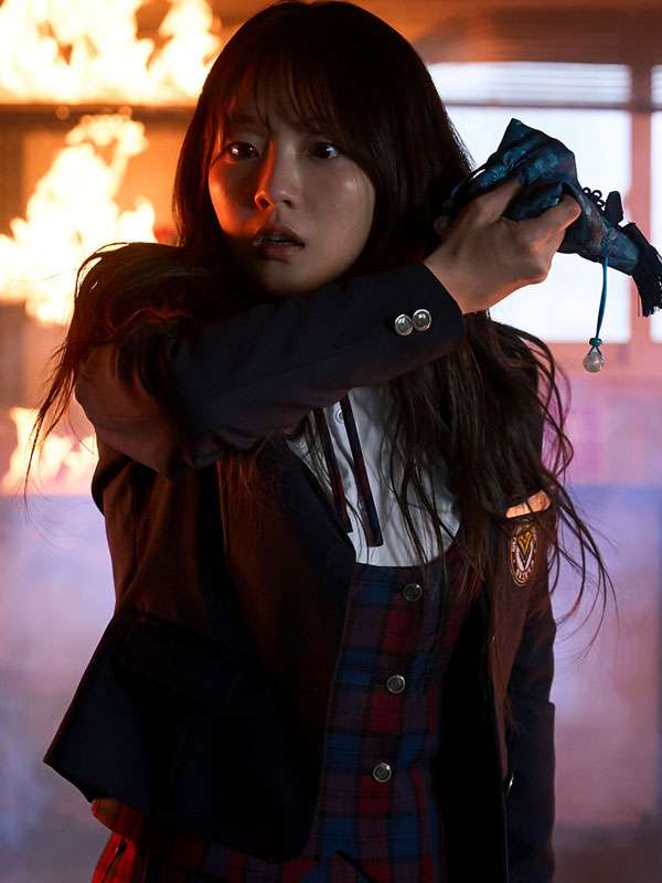 TV Series Head Over Heels 2025 Cho Yi-hyun Blue Uniform Blazer Coat